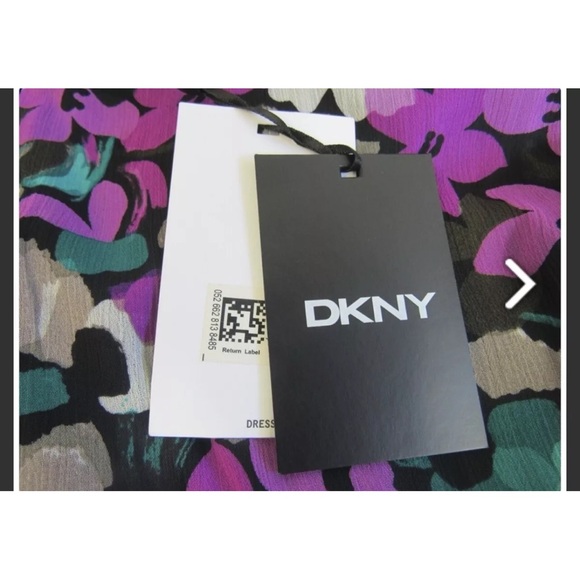 Dkny Purple Floral Dress, Size: 10 NWT. Msrp $129 - Picture 2 of 13